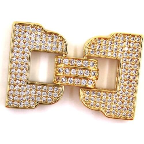 Findings Women Fashion Beads Pearls Bracelets Metal Clasps Accessories Jewelry Making DIY 925 silver Plating Connector Clasps