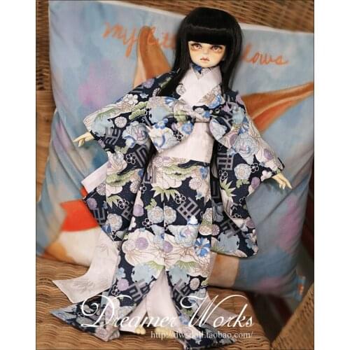 1/4 1/3 scale BJD Japanese Yukata Kimono for SD clothing BJD doll accessories,Not included doll,shoes,wig and other 18D1279