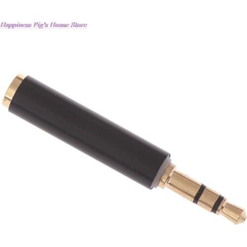 1pcs 3.5mm Stereo 3 Pole Male to 4 Pole 3 Ring Female Audio Adapter Converter Connectors