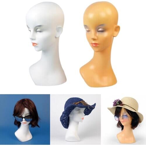 20'' Sturdy Female Hats Necklace Earrings Display Makeup Hair Mannequin Head