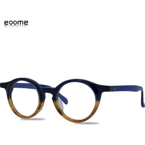 2019 Vintage Optical Frame Acetate fashion Small Round retro High Quality Hand Made New Design Make Lens OK Fast Delivery