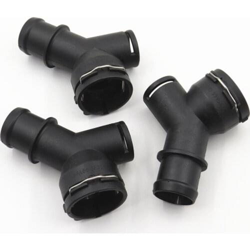 3Pcs 1K0122291 Car 2.0T Three Links Radiator Pipe Coupling Part For Passat B6 Golf 6 MK6 Eos CC A3 Seat 1K0 122 291