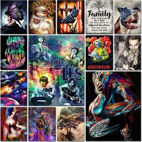 5d diamond painting embroidery full square Animal art love cat dog color woman 3D diy Cross stitch Mosaic home decor Paintings