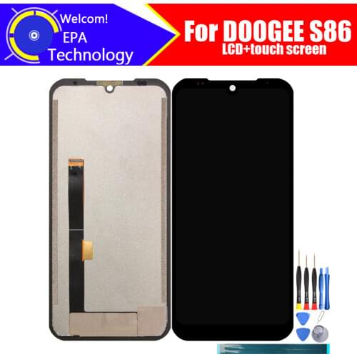 6.1 inch Doogee S86 LCD Display+Touch Screen Digitizer Assembly 100% Original New LCD+Touch Digitizer for DOOGEE S86+Tools