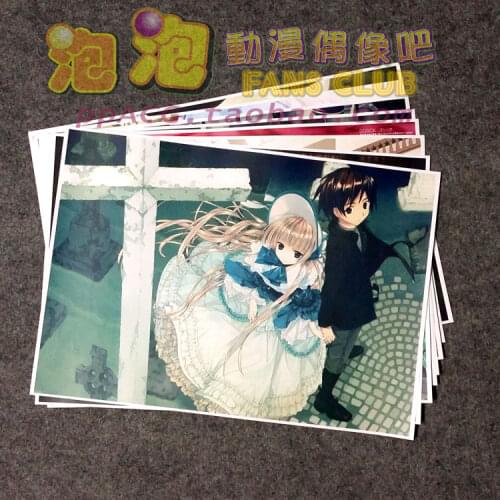 8Pcs GOSICK Anime Picture Posters Figures Poster 42x29cm Toys for Wall Home Decoration Kids Adult Gift