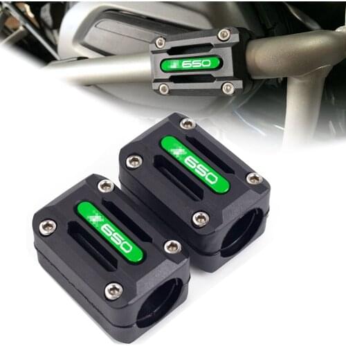 For KAWASAKI Z650 22/25/28mm Motorcycle Engine Crash Bar Protection Bumper Decorative Guard Block