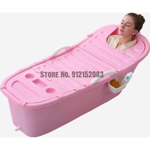 Large Adult Bath Bucket Thickened Adult Bath Bucket Plastic Children Bath Bucket Bath Basin Elderly Bathtub Body