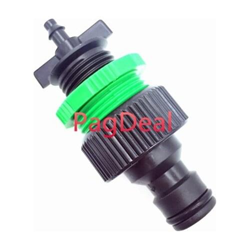 10pcs 20pcs Quick Connector Hose Fitting 16mm Seal Speed Interfaces 47mm For Micro Garden Lawn Greenhouse Agriculture Irrigation