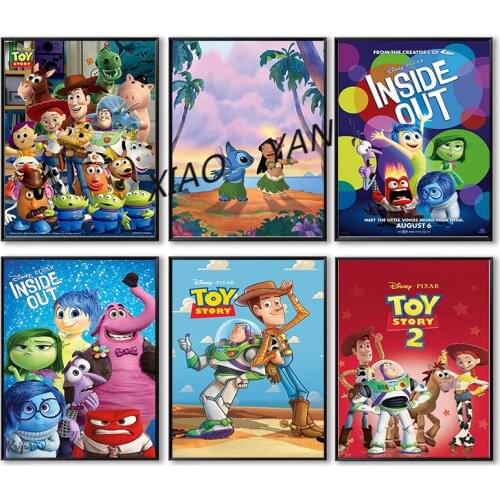 Disney Anime Cartoon Toy Story Movie Nordic Modern Canvas Painting Poster and Print Wall Art Picture for Child Room Home Decor