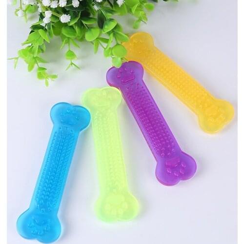 Hot Sale Pet Dog Chew Toys Rubber Bone Toy Aggressive Chewers Dog Toothbrush Doggy Puppy Dental Care For Dog Pet Accessories