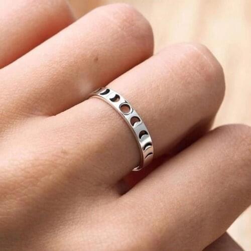 Hot Sale New Xingyue Hollow Ring Simple All-Matching Mens and Womens Ring