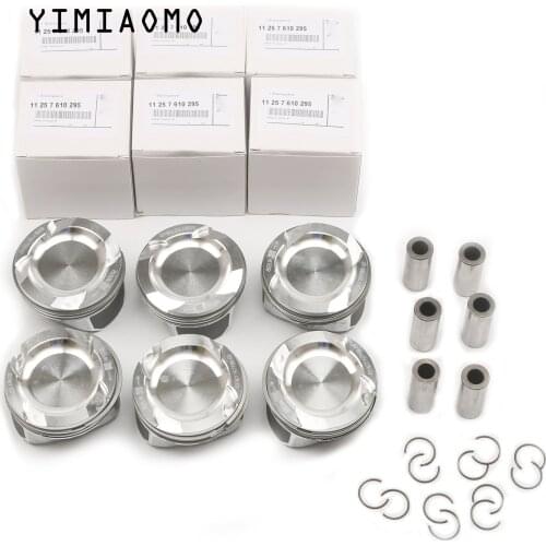 11257610295 Pistons & Rings Set 3.0T N54B30A L6 84mm For BMW E82 M Coupe E90 F02 740Li E89 sDrive35i E71 xDrive35i 11257577581