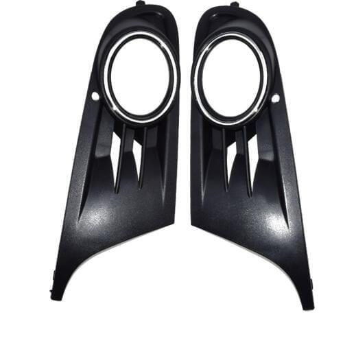 Left+Right Side 1 Pair Car Foglight Grille Cover 5K0853665/5K0853666 Replacement for Golf 4 MK6 09-13