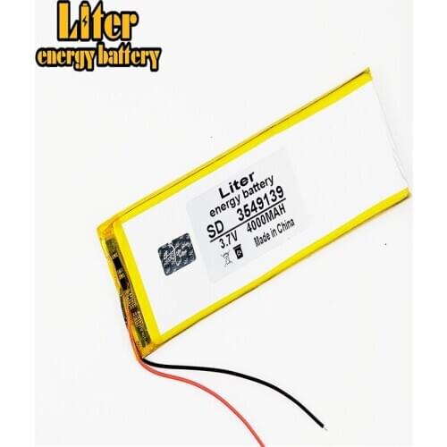 3549139 3.7V 4000mah Lithium polymer Battery with Protection Board For PDA Tablet PCs Digital Products