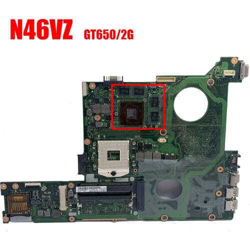 SHELI For ASUS N46VZ Motherboard with GT650M Video Card 2GB DDR3