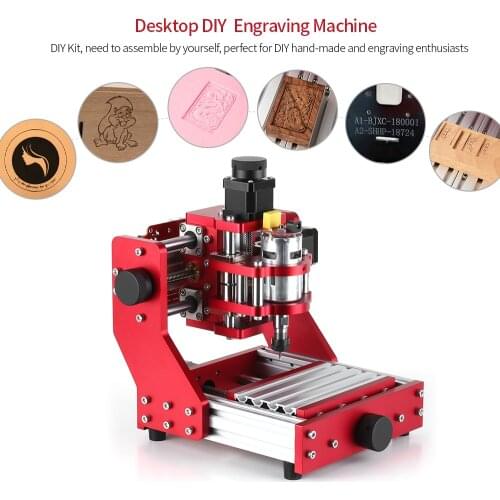 Mini CNC Router 1310 CNC Metal Engraving Milling Machine Kit PCB Wood Milling Laser Machine Engraver with ER11 Collet Engraving