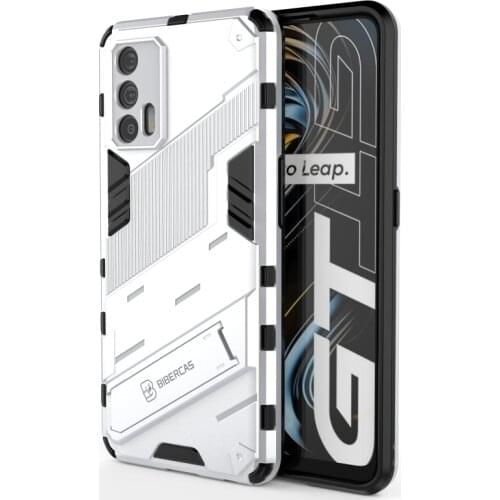 Fashion Rugged Armor Colorful Heavy Anti Fall Phone Case For Oppo Realme Find X3 Gt Pro Shockproof Kickstand Protection Pc Cover