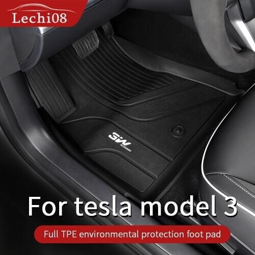 TPE floor mat For tesla model 3 floor mats Tesla model 3 accessories model 3 tesla three tesla model 3 /accessoires model3