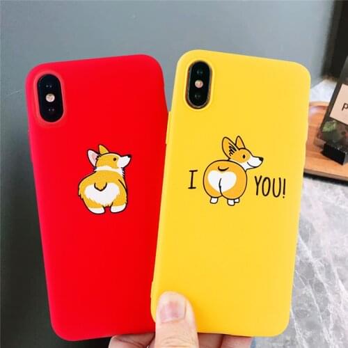 Remazy Funny Cute Corgi Fitted Cases For iPhone 6 6s XS MAX XR X 7 8 Plus Cartoon Dog Soft Silicone Mobile Phone Cover Fundas