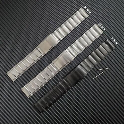 High quality Metal Strap 20mm For Samsung Galaxy Watch 46mm 42mm Wrist Band Gear S3 Stainless Steel Bracelet Watchband 22mm