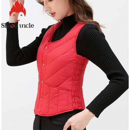 Женские утепленные жилеты Shook uncle China At AliExpress