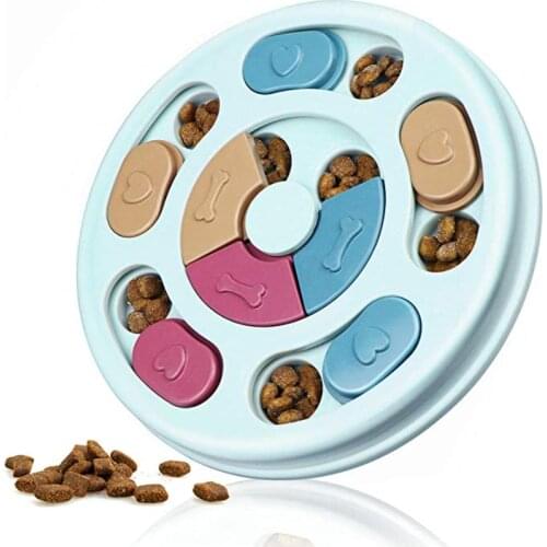 Dog Puzzle Toys Increase IQ Interactive Slow Dispensing Feeding Dog Training Games Feeder for Small Medium Dog Pet Training Toy