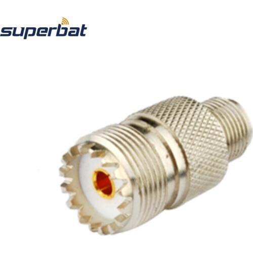 Superbat 5pcs TNC-UHF Adapter TNC Jack to UHF Female Straight RF Coaxial Connector