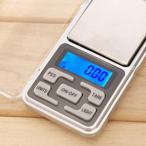 1pcs 100g/200g/300g/500g x 0.01g /0.1g/Mini Electronic Scales Pocket Digital Scale for Gold Sterling Silver Jewelry Balance Gram