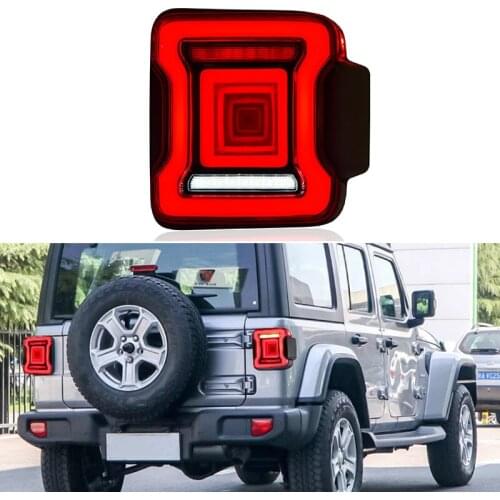 Tail Light Taillights for Jeep Wrangler 2018 2019 2020 Trailer Rear Lights Led Stop Signal for Cars Fog Lamp Brake Reverse Light