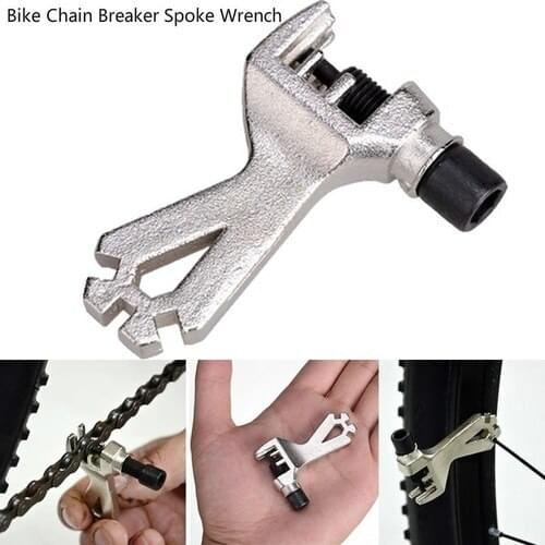 1 Pcs Mini Portable Bike Chain Breaker Spoke Wrench Bicycle Repair Tool