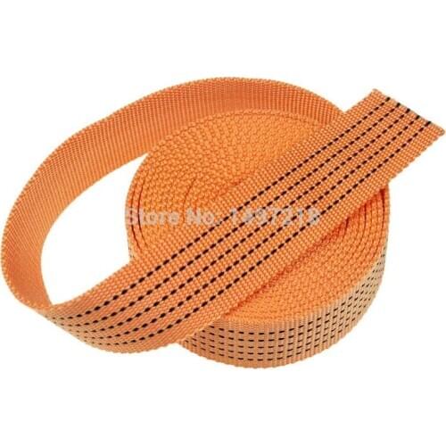 2.5cm 5meters thickening Orange Polypropylene webbing ribbon tape bias straps for bags hand made sewing accessories belt
