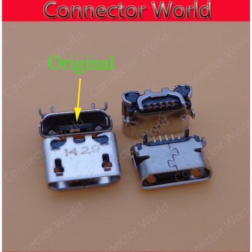 2pcs/lot original mini micro usb connector charging port for ASUS ME170 K012 ASUS FONEPAD7 FE170 short one free shipping