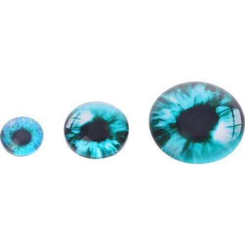 20Pcs Glass Doll Eyes Animal DIY Crafts Eyeballs For Dinosaur Eye Accessories Jewelry Making Handmade 8/12/18mm