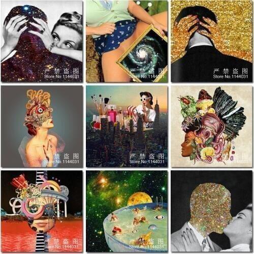 Protect Environment 5D DIY Diamond Painting Crystal Cartoon Full Rhinestone Pictures Cross Stitch Kits Diamond Embroidery Wall