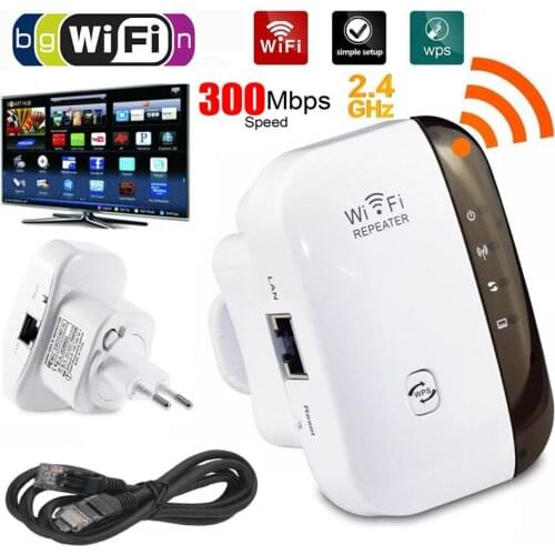300Mbps Wireless WiFi Repeater Wireless-N 802.11 AP Router Network Wifi Extender ong Range Signal Amplifier Access Point