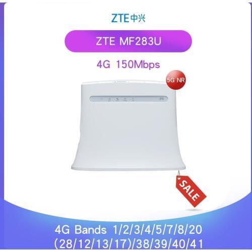 Unlocked ZTE MF283 MF283u 4g LTE 150Mbps Router Wireless Wi-Fi Router Hotspot Wireless Gateway global