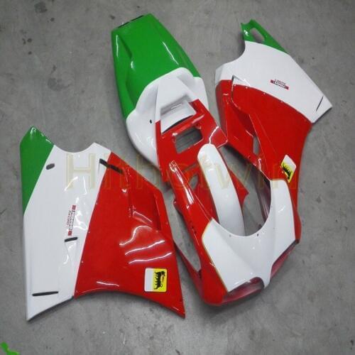 Bolts+Custom red white green Motorcycle article for 748 916 996 1996 1997 1998 1999 2000 2001 2002 ABS Fairing kit M2