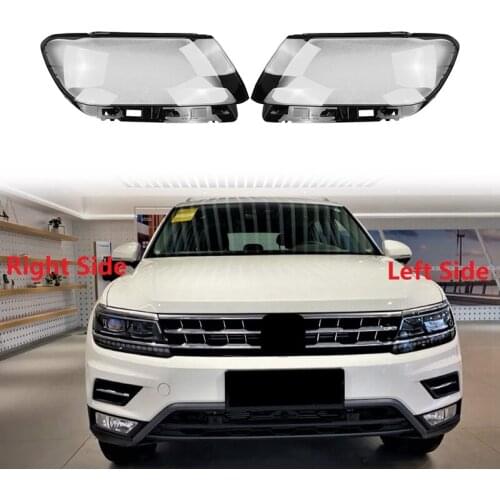 For Tiguan L 2017 2018 2019 2020 Headlight Shell Lamp Shade Transparent Lens Cover Headlight Cover