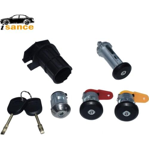 COMPLETE DOOR LOCK SET AND 2 KEYS 3N21-F22050-BB For FORD FIESTA ESCORT COURIER KA 4.9L 5.8L 5.0L
