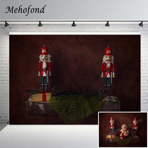 Mehofond Photography Backdrops Wooden Dolls Gift Green Carpet Newborn Baby Portrait Birthday Background Photo Studio Photophone