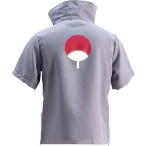 Naruto Uchiha Sasuke Cosplay t-shirt tops Costume custom-made