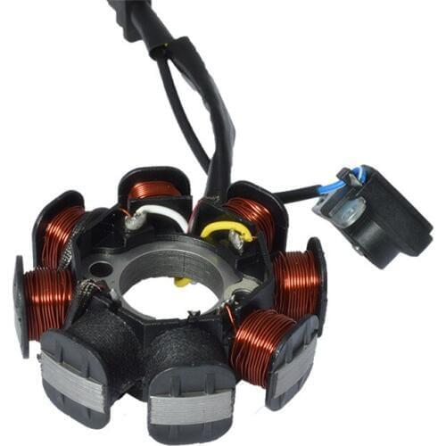Motorcycle 4 Wire 8 Poles Full Wave For GY6-50 GY6 50 139QMB Magneto Stator Coil Generator Scooter Moped ATV Dirt Bike Taotao