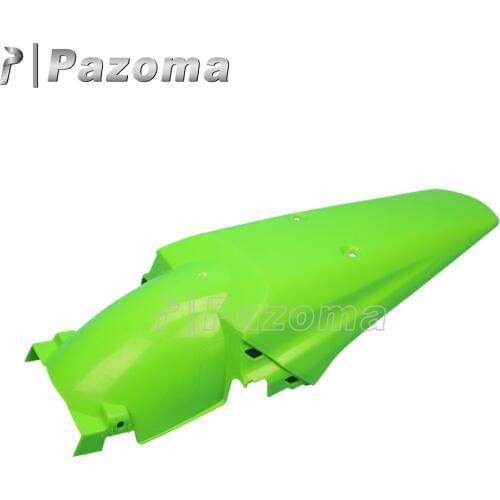 PAZOMA Motorcycle Universal Green Rear Fender For Honda CRF 450 02-04 Motocross Supermoto Enduro