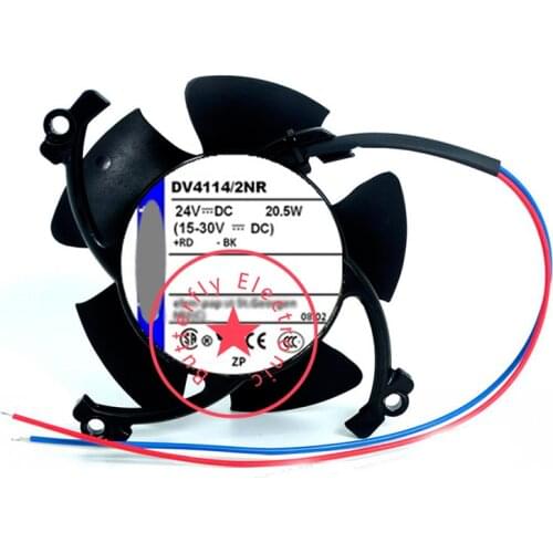 BRAND NEW DV4114/2NR 24V 850MA 20.5W ORIGINAL GERMANY DEDICATED 12038 12CM COOLING FAN COOLER 120*120*38MM