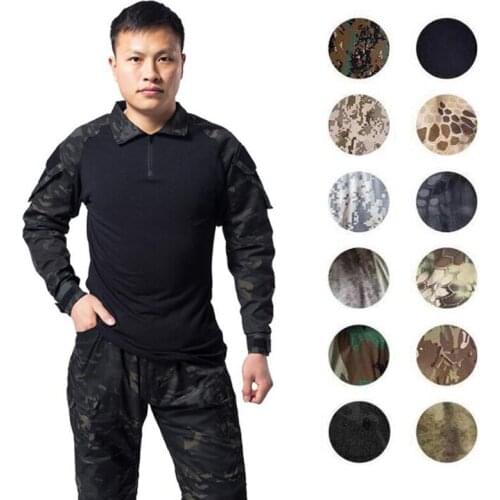 Hunting Clothes Mens Camouflage Uniform Gen3 Shirt Sets Tactical Combat BDU Airsoft Paintball Multicam Black Military Clothing