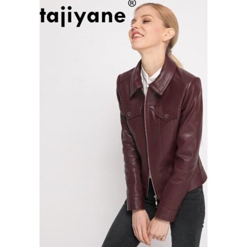 2021 Autumn Jacket Women 100% Real Genuine Leather Jacket Women Sheepskin Coat Spring Clothes Moto Woman Coats BNA1869Z WPY86