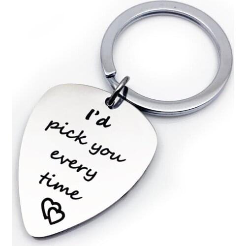 Valentines day gift romantic love gift letter Keychain anniversary present girlfriend boyfriend gift