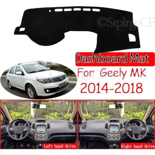 For Geely MK LG 2014~2018 EC6 Anti-Slip Mat Dashboard Cover Pad Sunshade Dashmat Accessories Englon Jinying 2009 2010 2011 2012