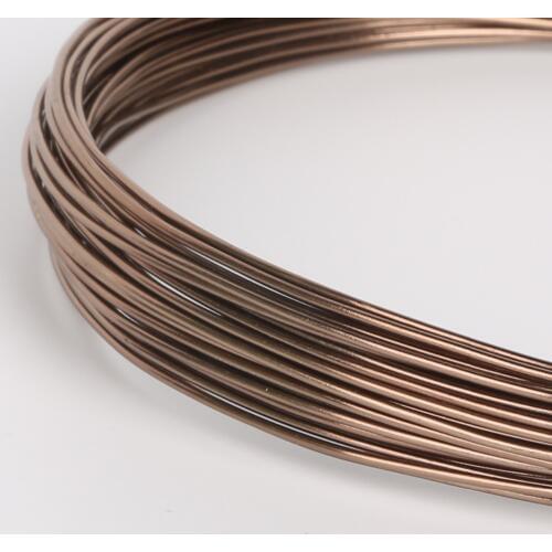 10m/5m/3m/roll 1mm 1.5mm 2mm 2.5mm Diameter Brown aluminum wire for Metal Crafts necklace Bracelet jewelry making findings