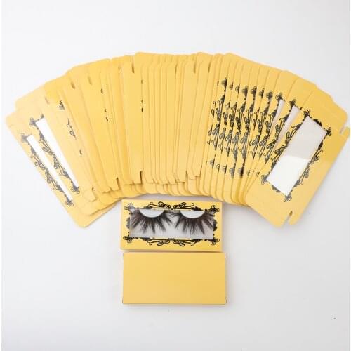 TDANCE Wholesale 20/50/100/200PCS Lashes Box Case Custom Logo Empty Eyelash Packaging Makeup Rectangle Mink Lash Boxes Package